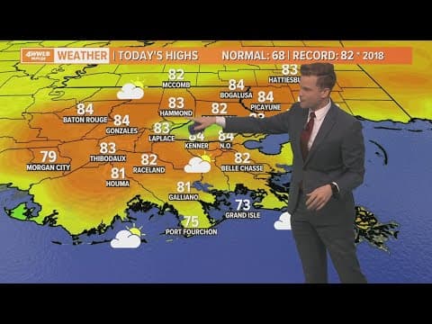 New Orleans Weather: Staying warm and humid through the weekend