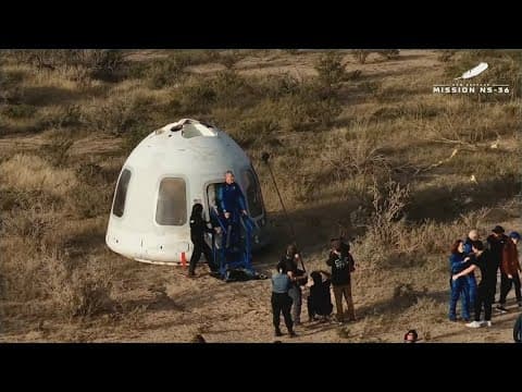 Blue Origin sends more space tourists to space in its 15th flight