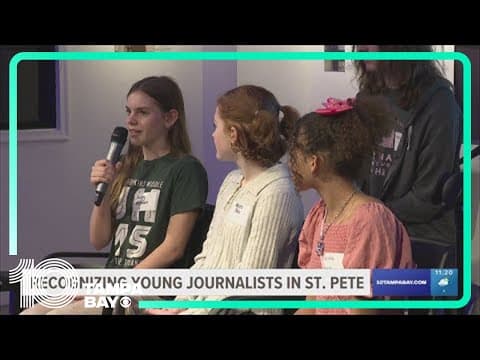 Young journalists in St. Pete recognized with special photo exhibit