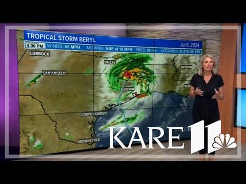 Beryl: Where the former hurricane will impact the U.S. next