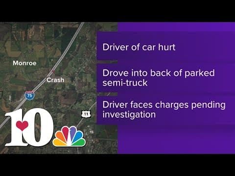 TDOT: One person hurt after wreck on I-75 South in Monroe County