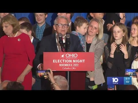 DeWine projected to win second term as Ohio governor