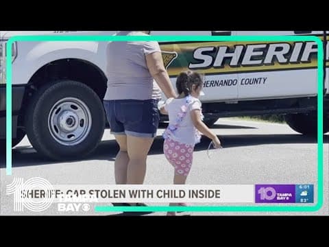 Hernando sheriff: Woman arrested after stealing delivery driver's car with child inside