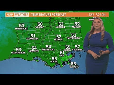 Weather: Warm Saturday, cool and beautiful fall weather Sunday