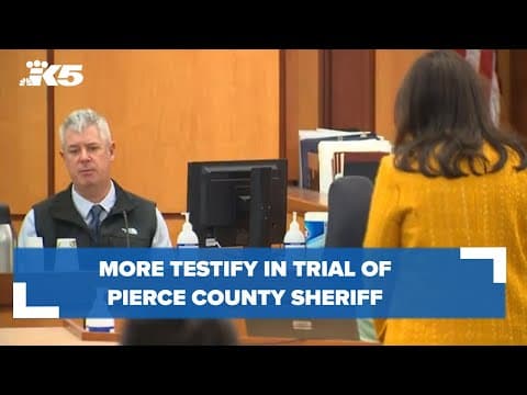More testify in trial of Pierce County Sheriff Ed Troyer