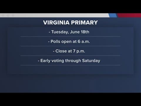 Virginia Primary early voting ends on Saturday