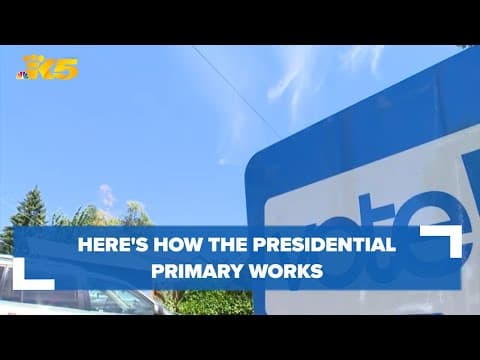 Washington's presidential primary is different than other elections. Here's how it works
