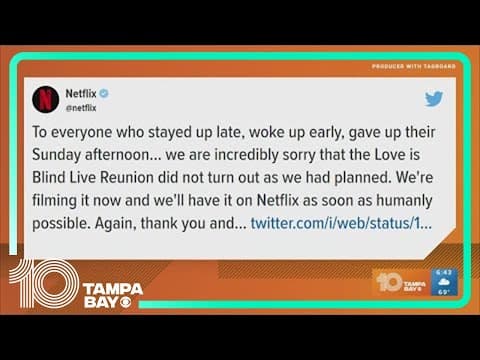 Netflix makes people wait for live 'Love is Blind' reunion show