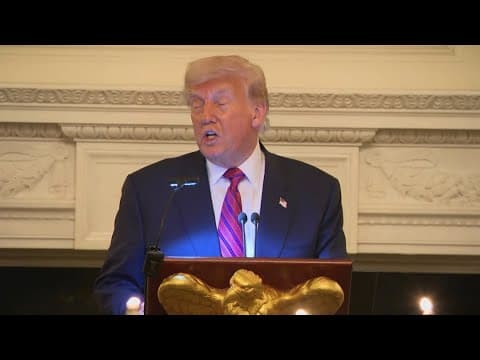 Trump hosts dinner celebrating 'Big' bill