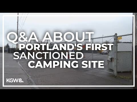 Mayor Wheeler answers questions about Portland's first proposed sanctioned shelter site