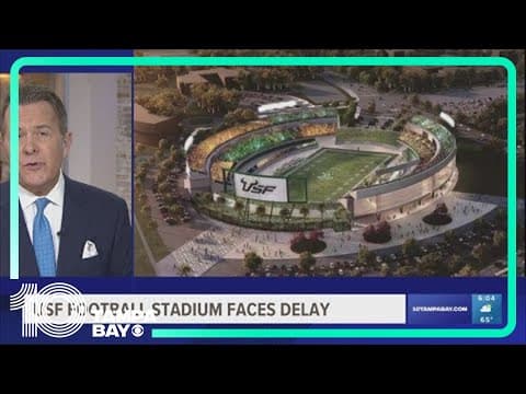USF's new football stadium is facing delays. Here's why.