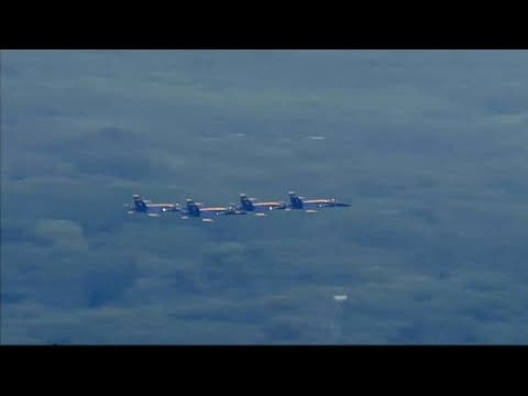 WATCH: Blue Angels take flight over Annapolis