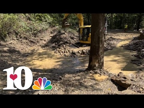 Crews are continuing to clean up the Gatlinburg Bypass