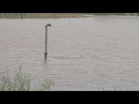 Dam in Rockwall County shifts as it works to contain water