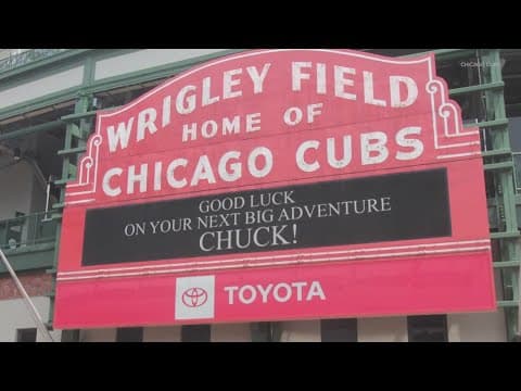 Chuck Lofton gets a surprise from the Chicago Cubs ahead of his retirement
