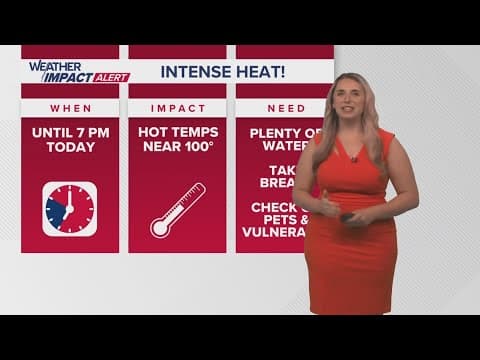 Weather Impact Alert: Extreme heat could break New Orleans records Friday