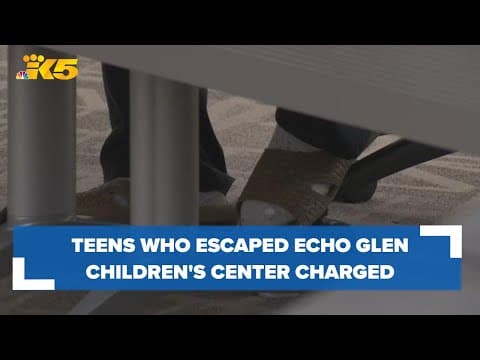 One of three teens who escaped Echo Glen Children's Center charged as an adult