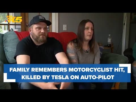 Family of motorcyclist hit, killed by Tesla on auto-pilot remembers him as 'kind and outgoing'