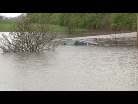 Flooding across Indianapolis leads to water rescues
