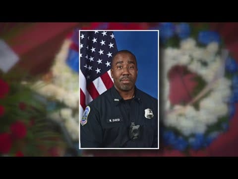 "He led with his heart" | Funeral services held for DC Officer Wayne David