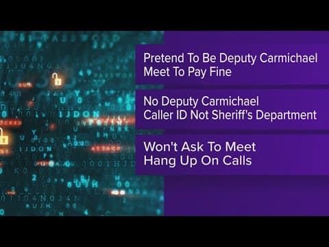 Hancock County Sheriff wars of phone scam