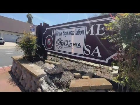 La Mesa welcome sign in disrepair for years | When will city fix it?