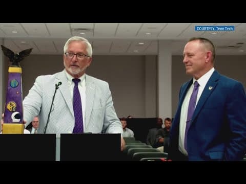 Tennessee Tech's trustees honor Barry 'Butch' Wilmore with induction into the 'Order of the Eagle'
