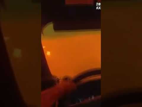 Deputy drives through flames from Oregon Road Fire in Spokane County