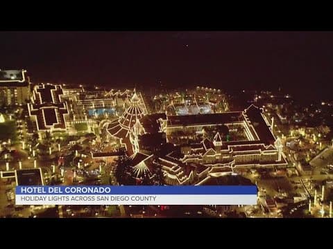 Holiday lights across San Diego | Hotel Del Coronado