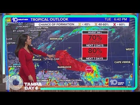 Tracking the Tropics: Invest 94-L could become season's next depression