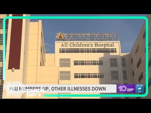 Flu numbers up, other illnesses down