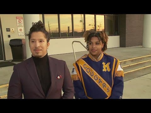 Preview of Edna Karr High School marching band ahead of Mardi Gras