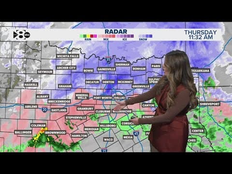 DFW Weather: Latest snow and sleet forecast in North Texas