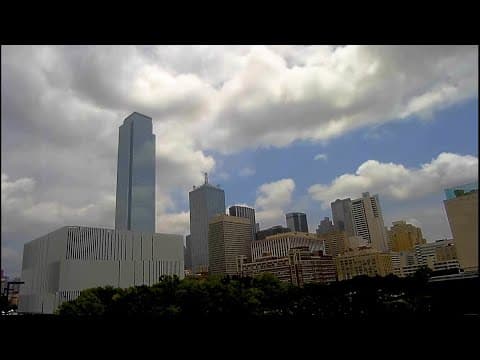 TIMELAPSE: Clouds roll through Downtown Dallas in June 2025