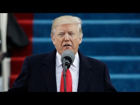 Donald Trump full inauguration speech (2017)
