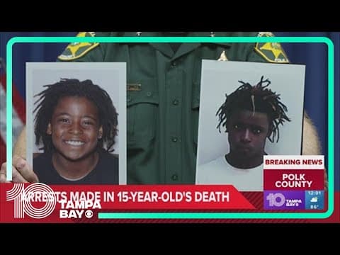 Polk County Sheriff: 4 arrests made in murder of 15-year-old in Winter Haven