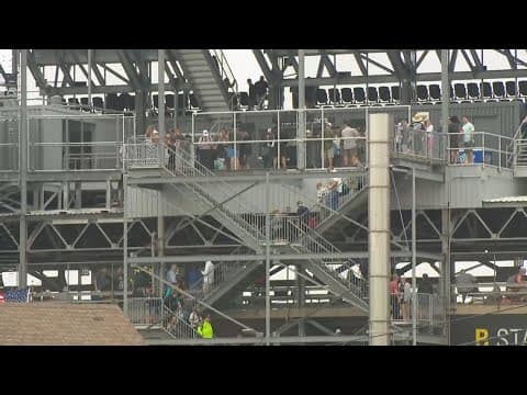 IMS delaying the start of the Indy 500 due to weather; fans asked to leave Snake Pit & grandstands