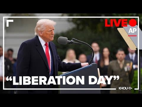 Live: Pres. Trump announces new tariffs in what he calls ‘Liberation Day’