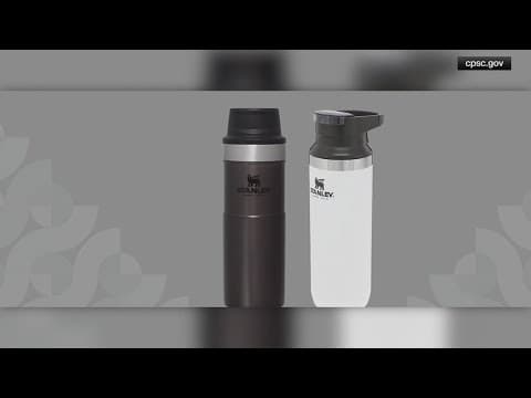 Recall alert issued for more than 2 million Stanley tumblers