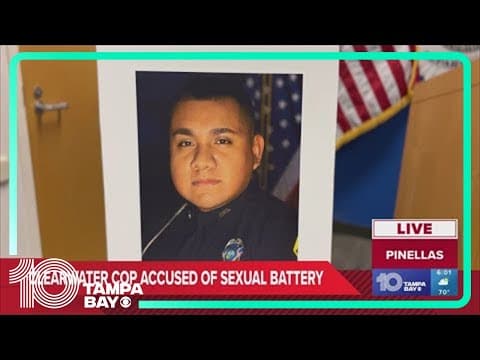 Clearwater police chief: Officer arrested for sexually battering woman in patrol car