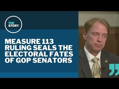 Despite disqualifications, Oregon Senate Republican Leader thinks 2023 walkout was worth it