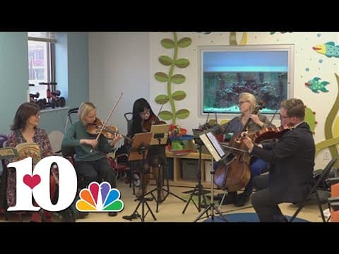 Knoxville Symphony Orchestra performs for children in the hospital
