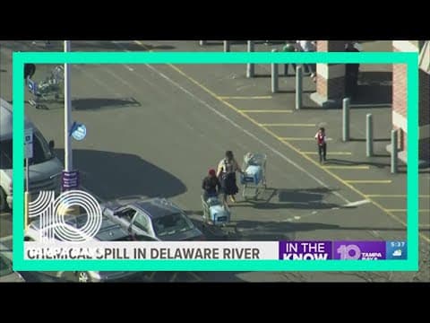 Philadelphia residents warned about chemical spill in river