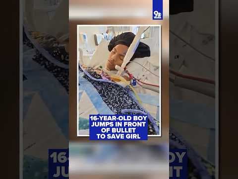 16-year-old boy jumps in front of bullet to save girl