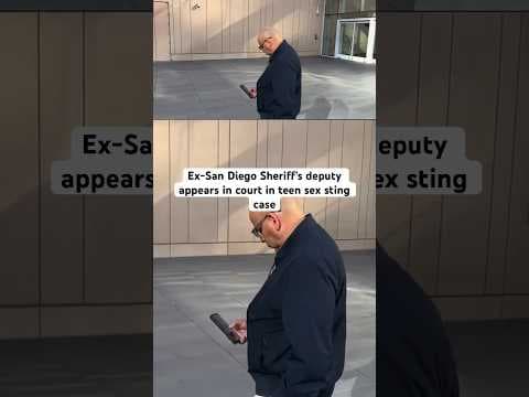 Ex-Sheriff’s Deputy appears in court in teen boy sex sting case #news #crime #court #california