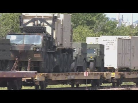 Tanks, trucks make their way into DC for big military parade