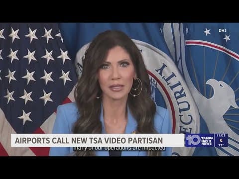 At least five airports won't play new Homeland Security video at TSA checkpoints