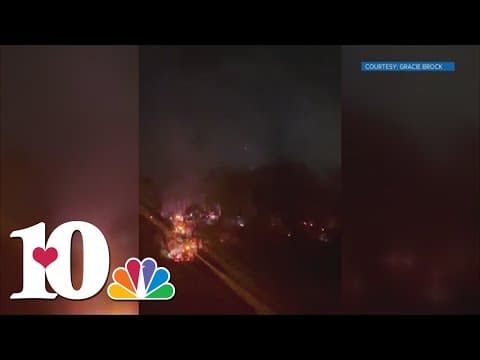 Crews responding to wildfires reported in Campbell County Tuesday evening