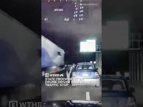 State Trooper hit by drunk driver during traffic stop in Virginia