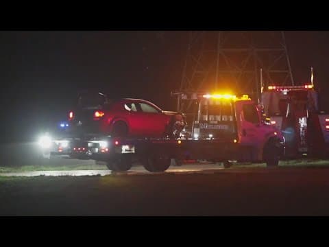 Child found drowned in Trinity River after car went into the water, officials say